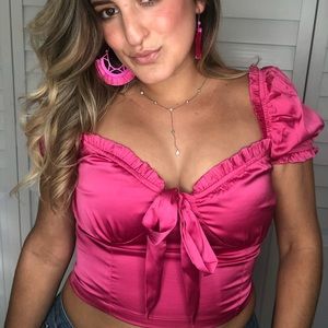Fuchsia Babe Top
